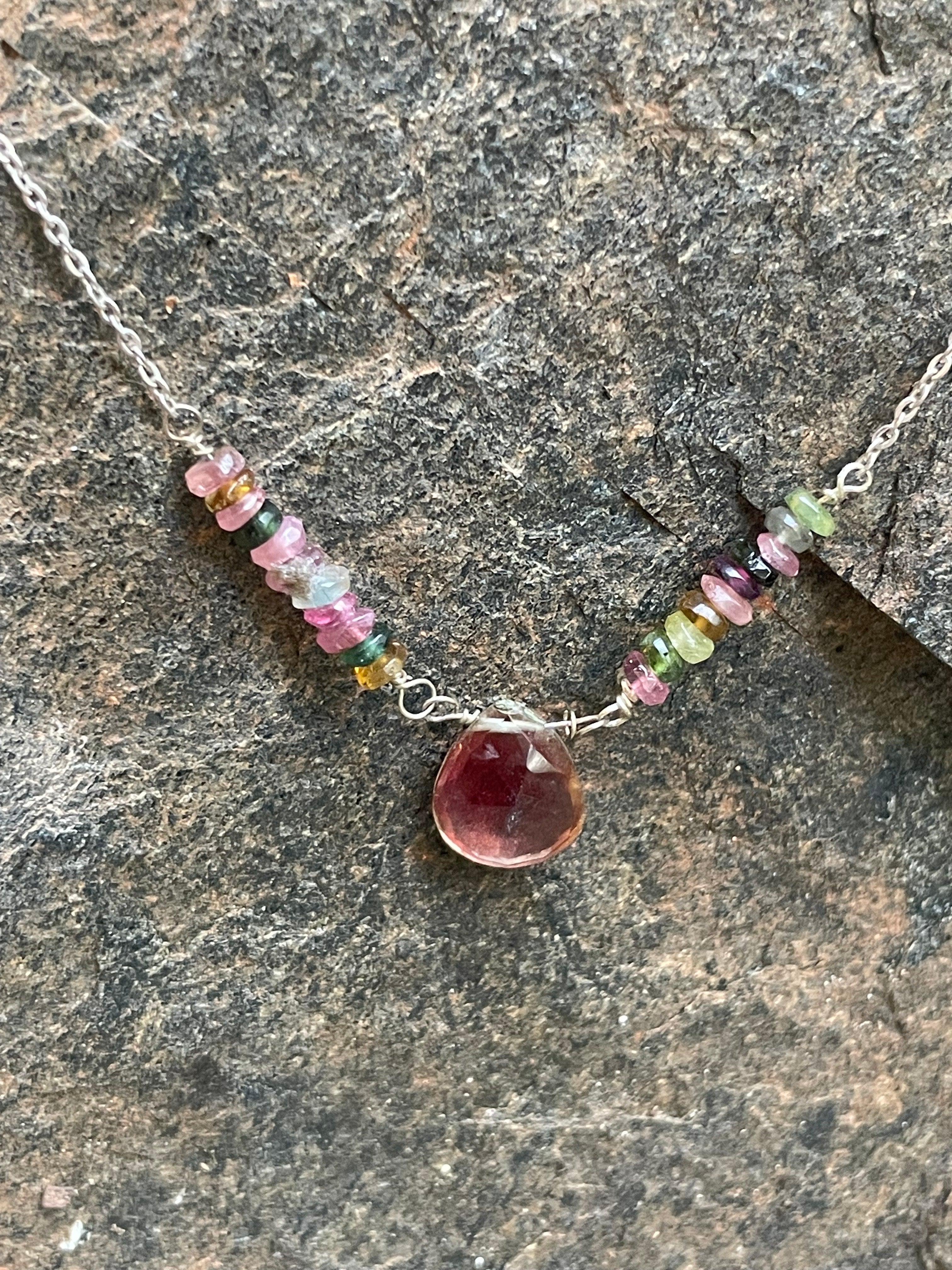 Tourmaline Center Necklace