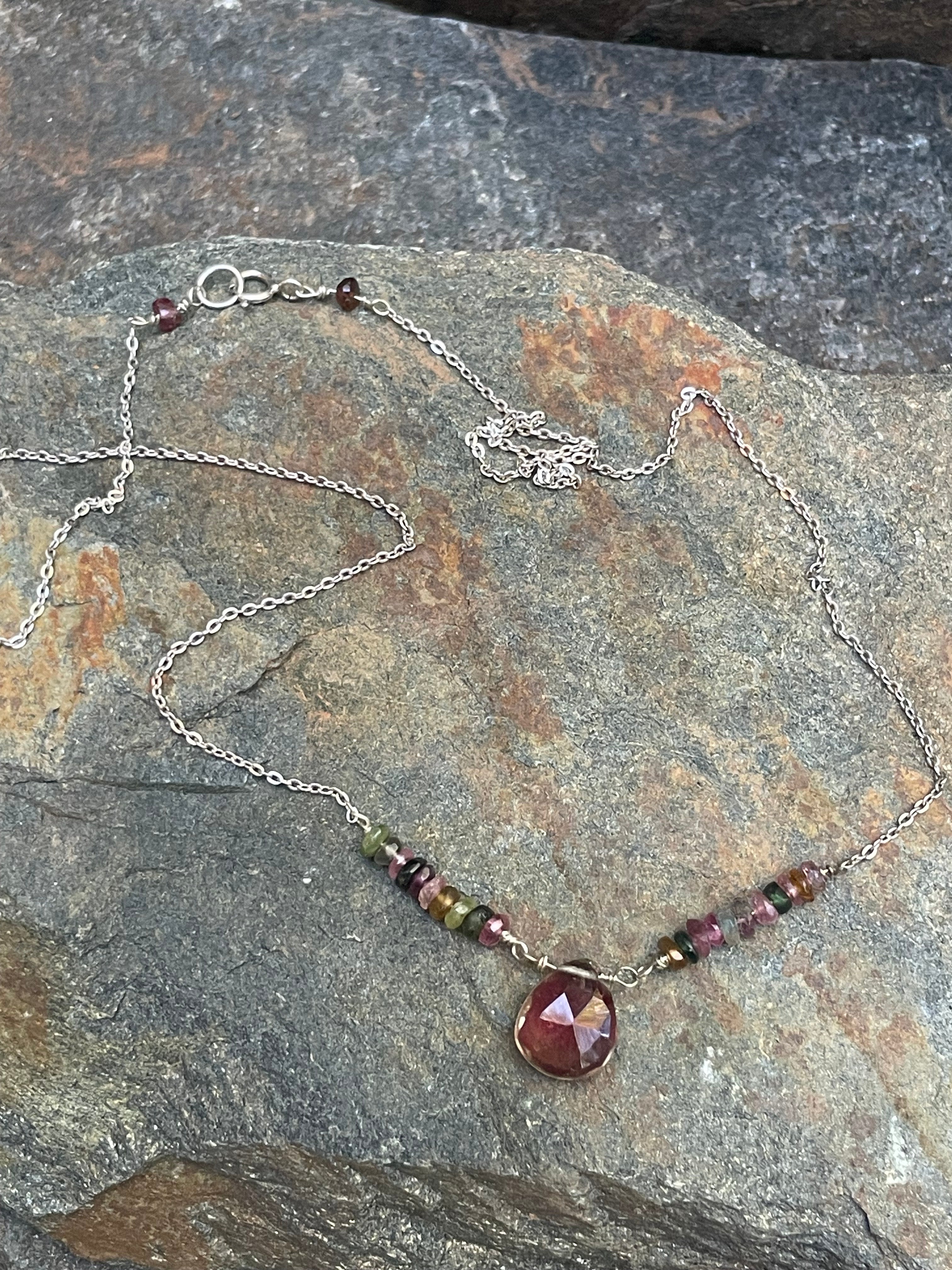 Tourmaline Center Necklace