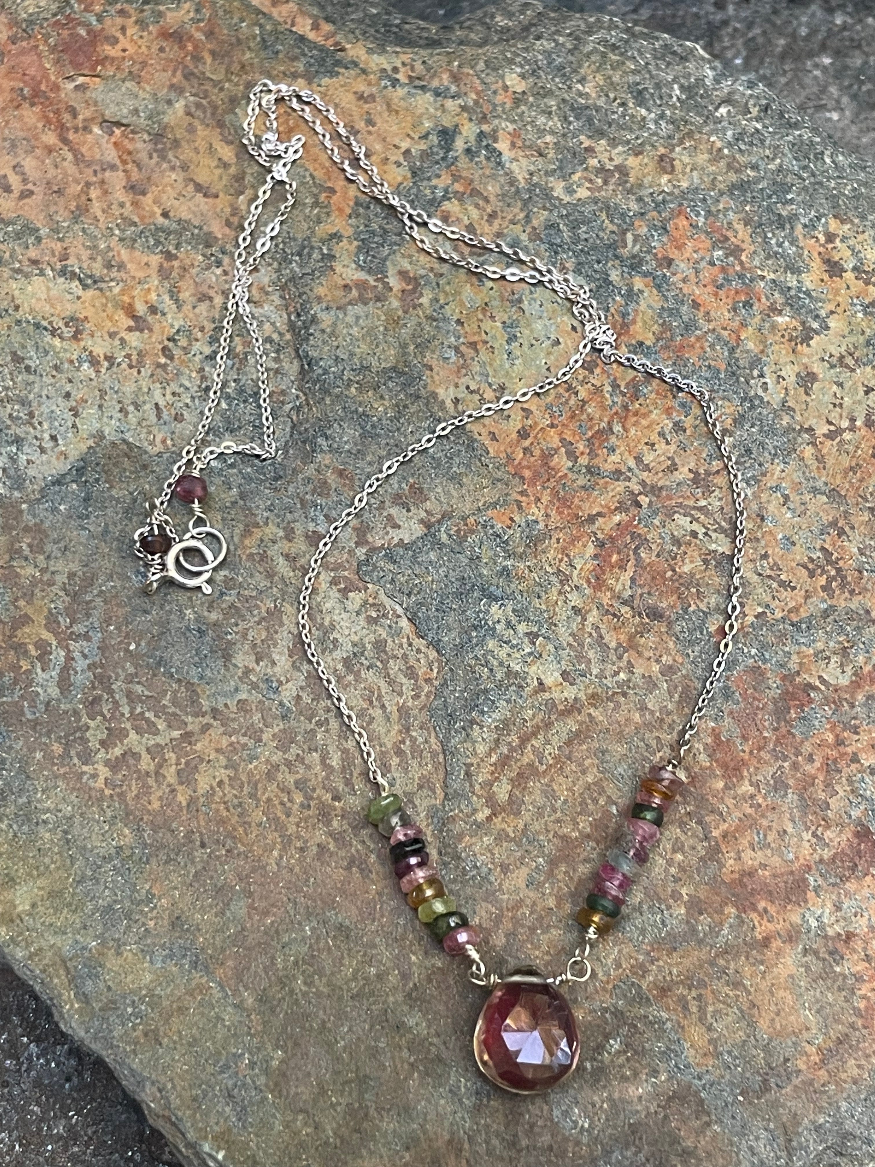 Tourmaline Center Necklace