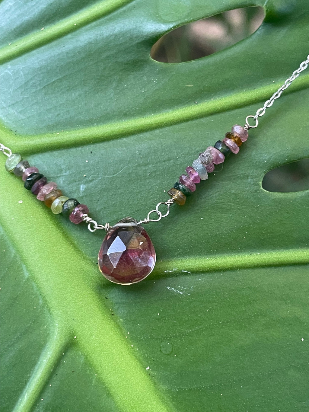 Tourmaline Center Necklace