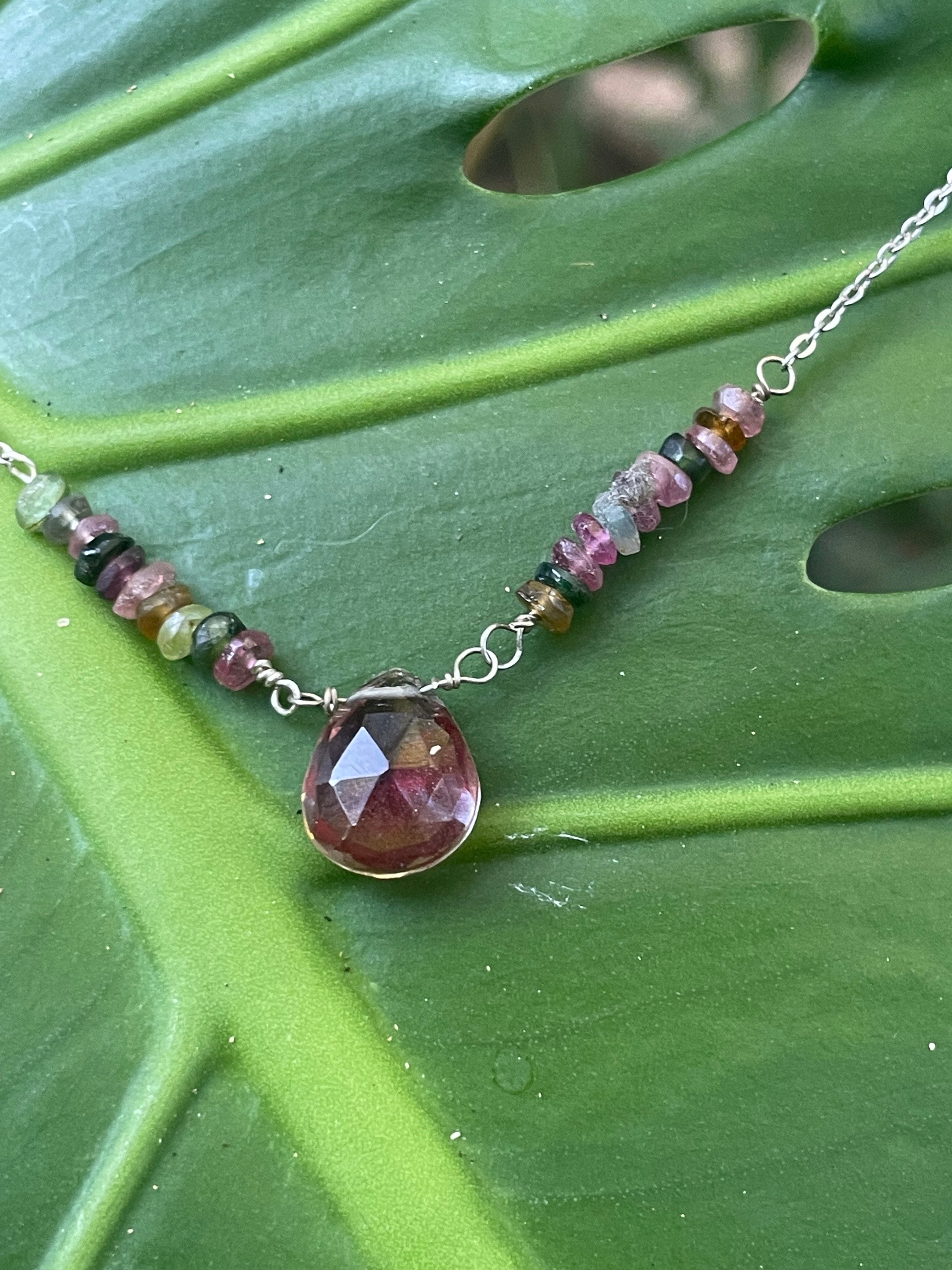 Tourmaline Center Necklace