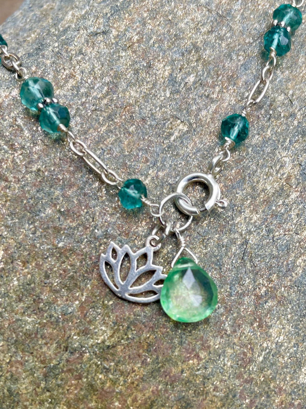 Sterling Silver and Topaz Doublets Bracelet