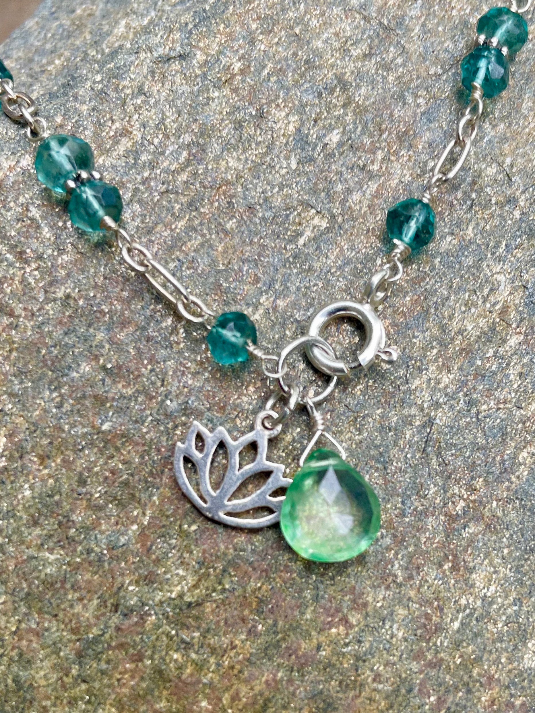 Sterling Silver and Topaz Doublets Bracelet