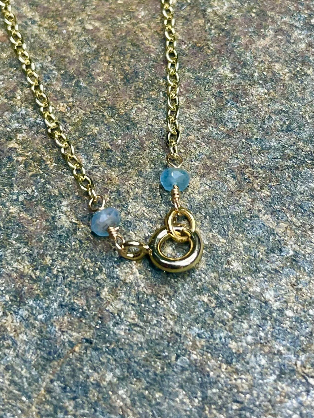 London Blue Topaz Center Necklace