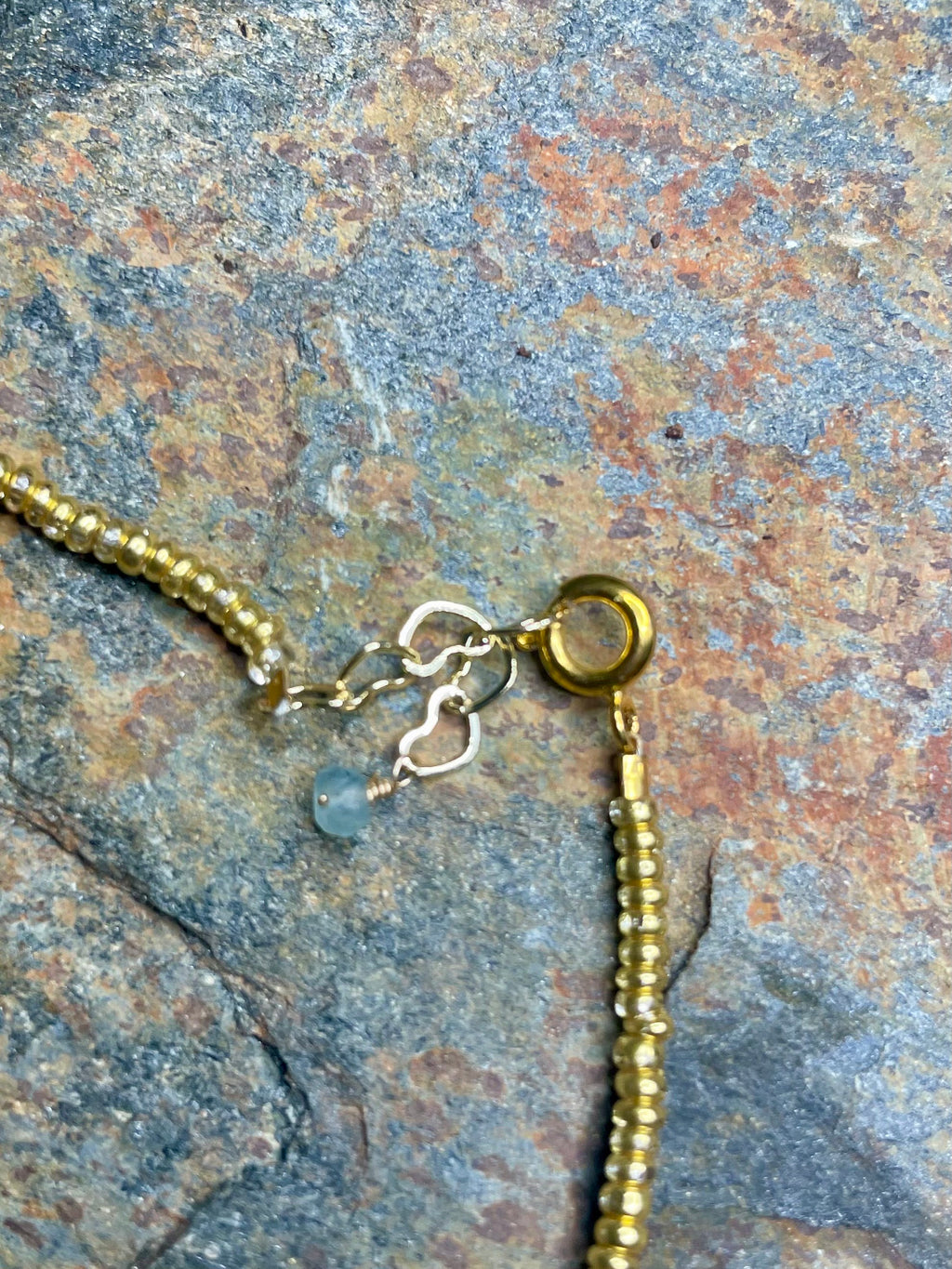 Aquamarine Faceted Rondels Bracelet