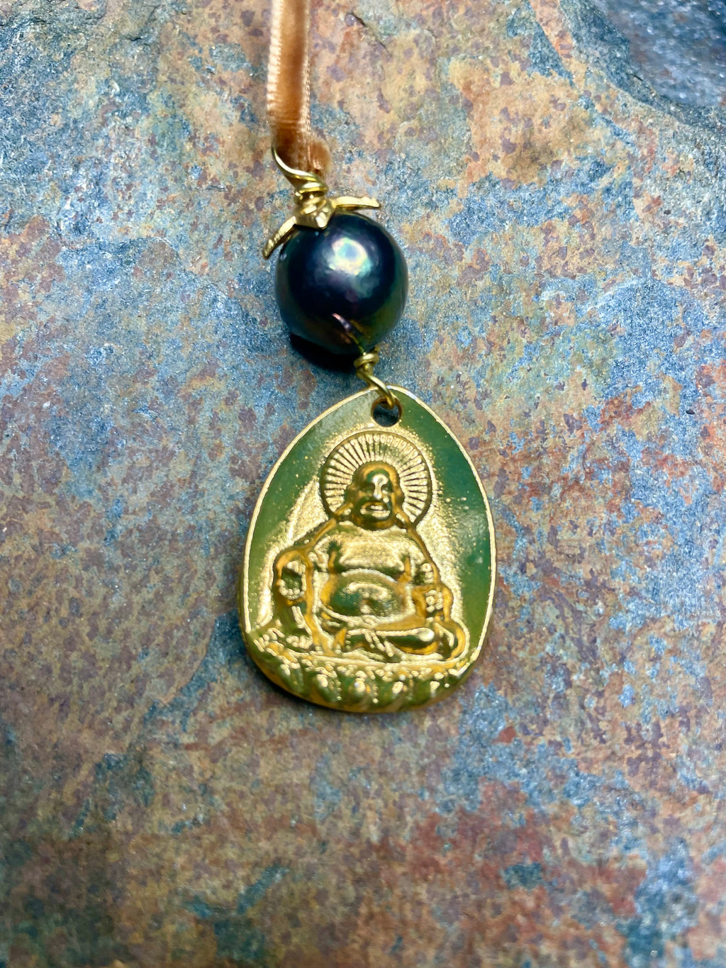 14KT Gold Plated Buddha Pendant