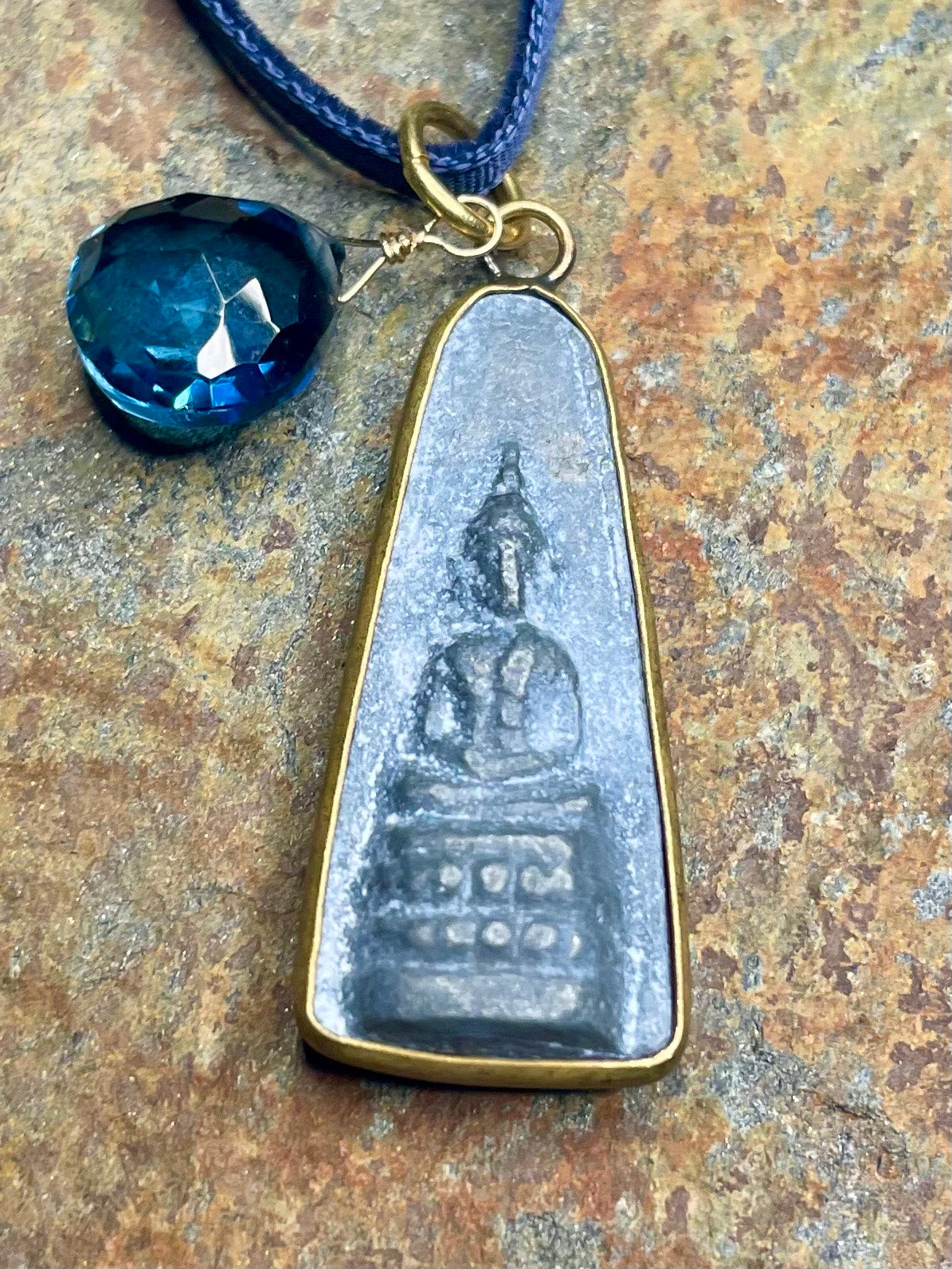 Stone Buddha Pendant