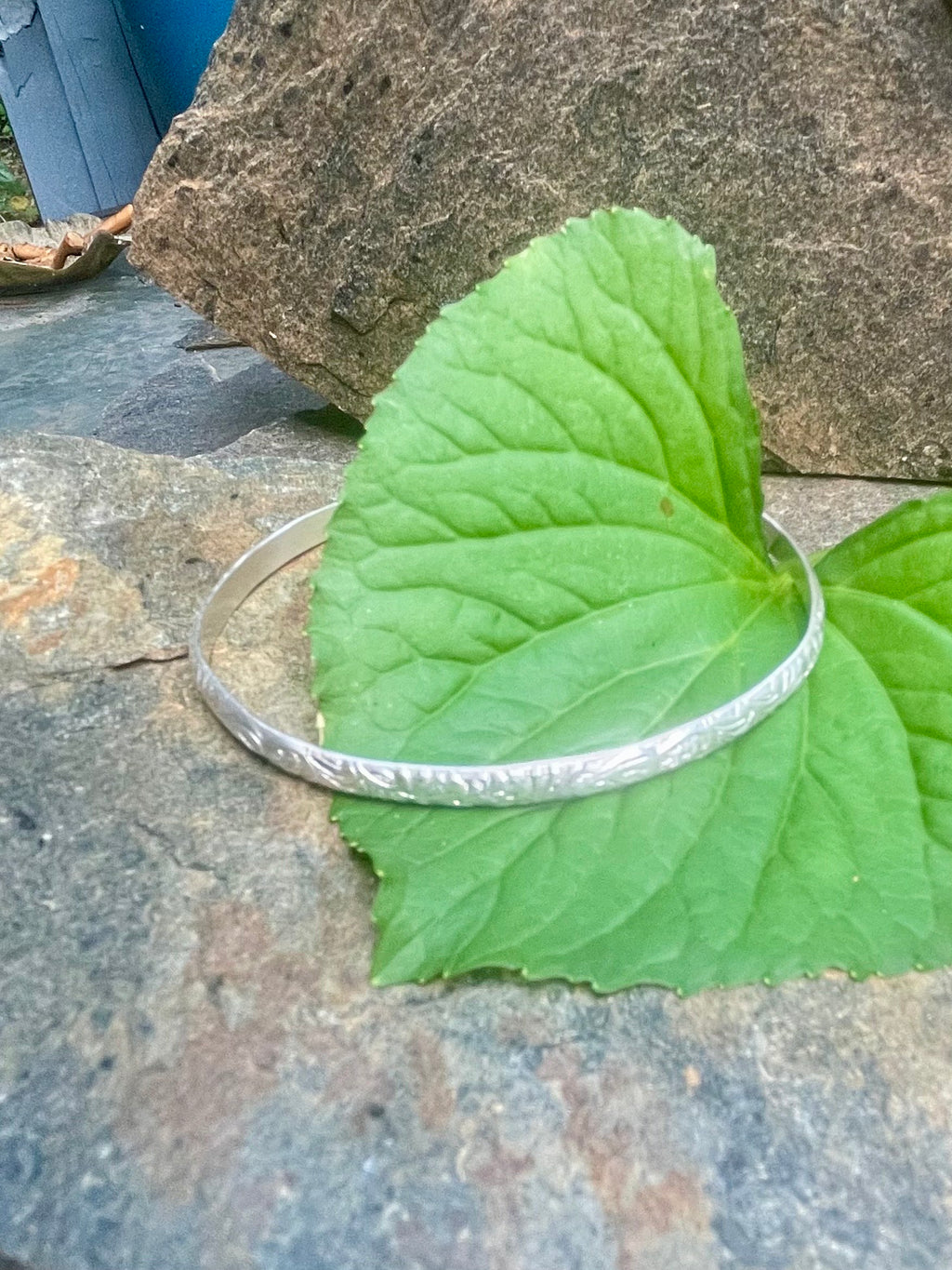 Sterling Silver Open Bangle