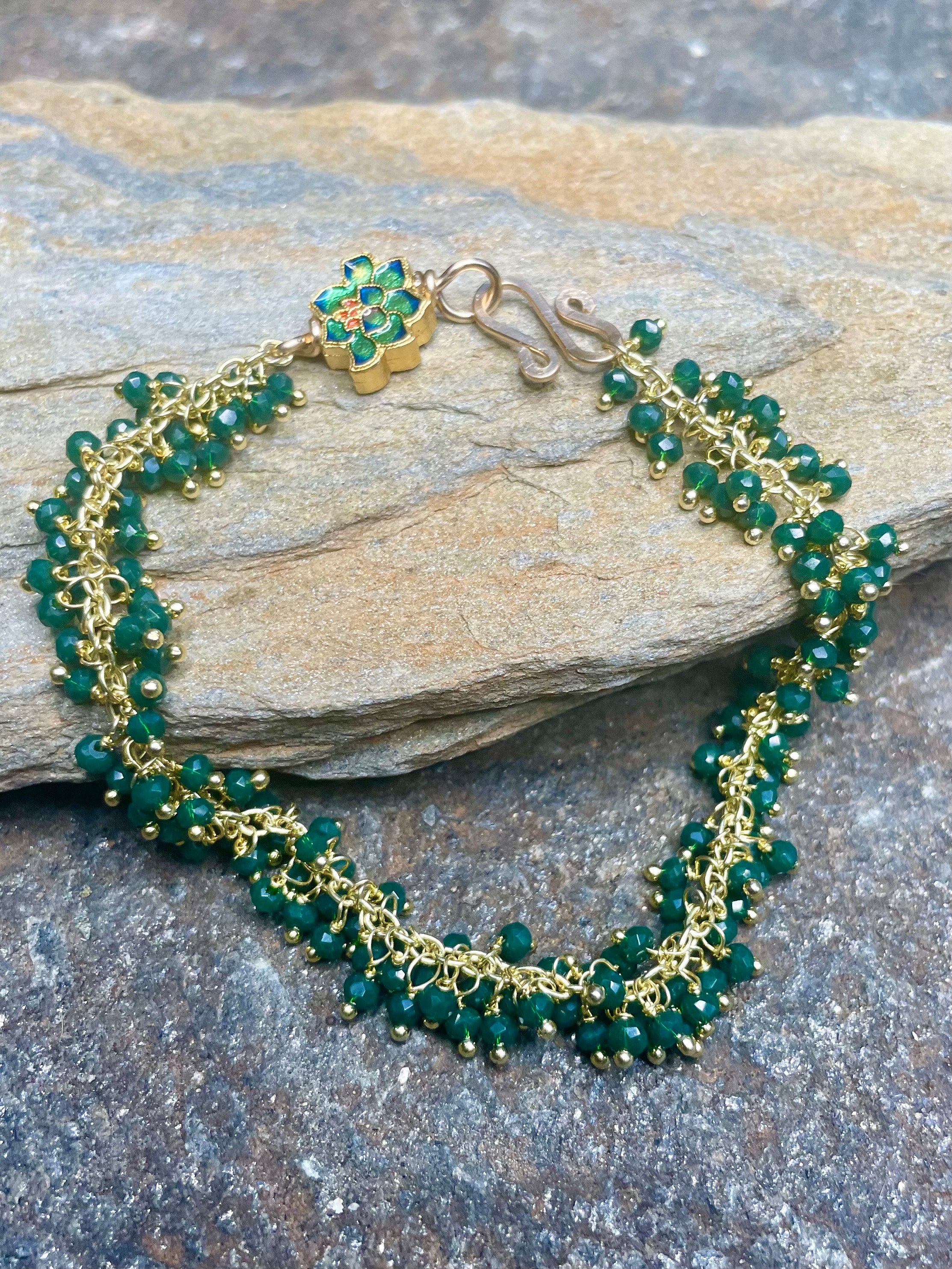Green Onyx Party Bracelet