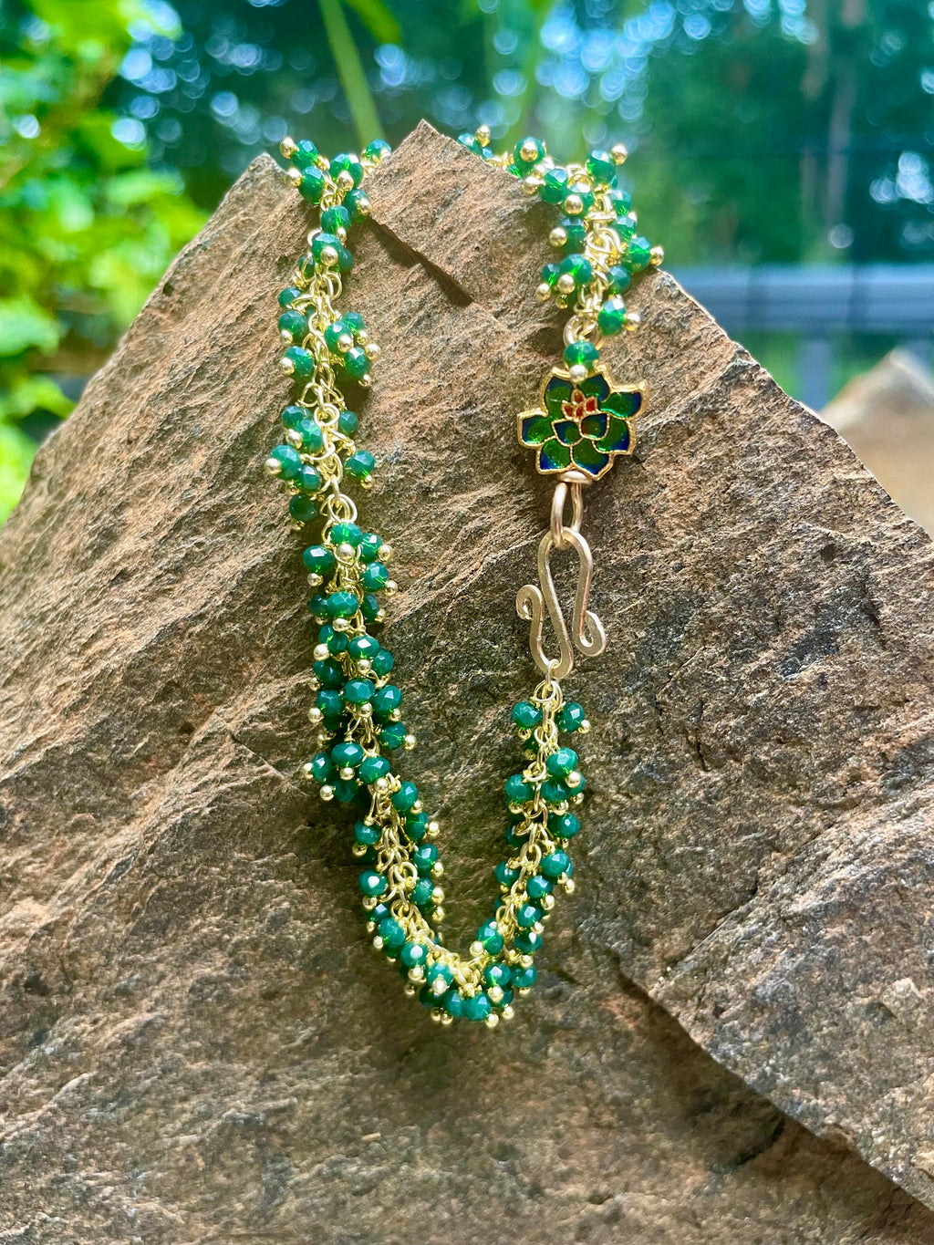 Green Onyx Party Bracelet