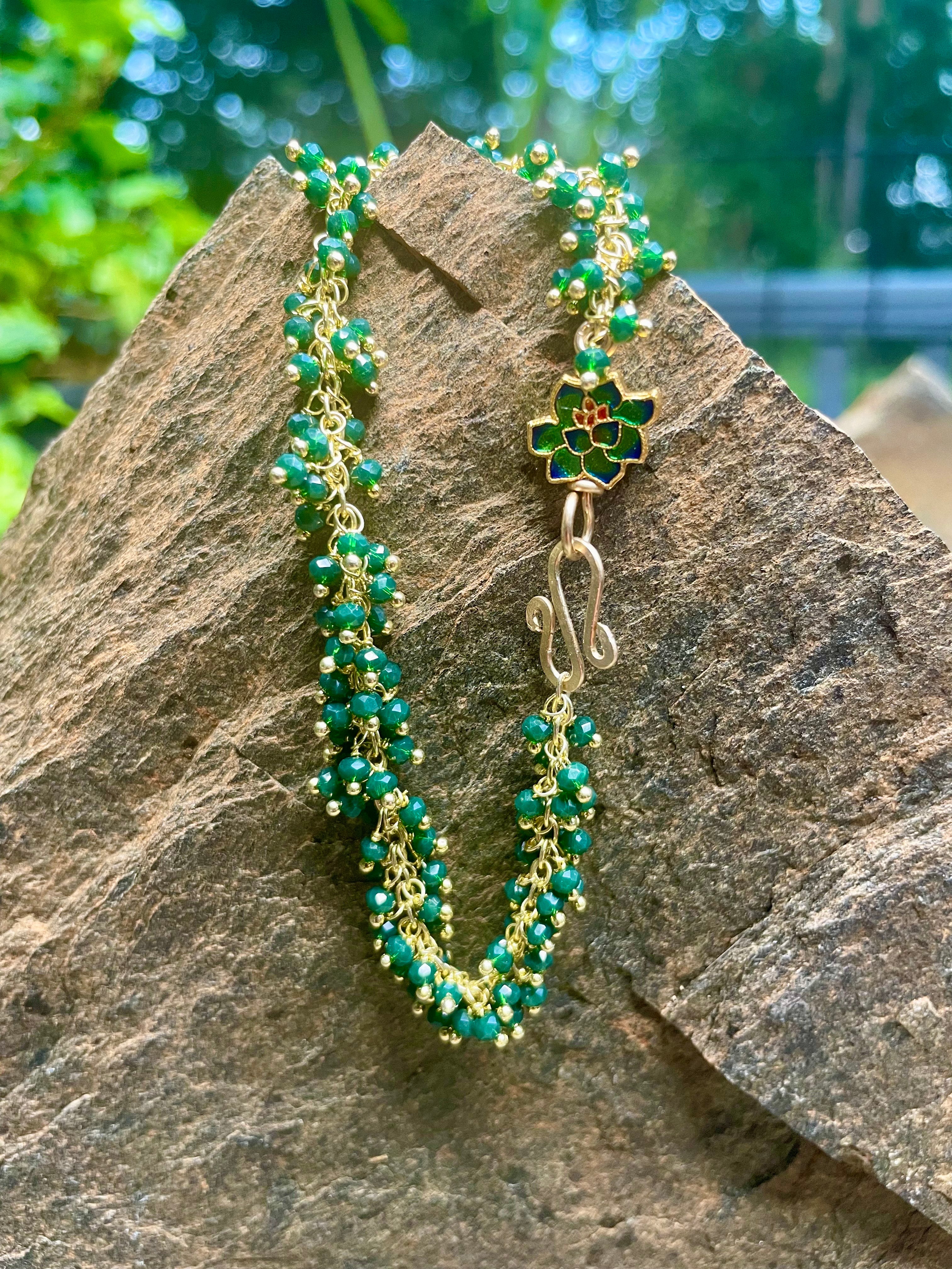 Green Onyx Party Bracelet