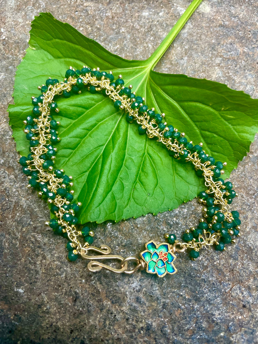 Green Onyx Party Bracelet